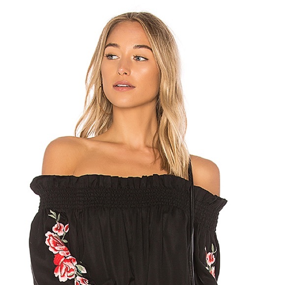 BEACH RIOT 🌹 Rose Off Shoulder Top NWOT - Picture 3 of 3